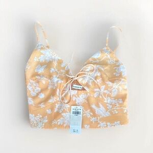 Floral Abercrombie & Fitch crop top. Women’s XS